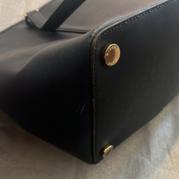 Michael Michael Kors Blue Laptop Saffiano Leather Tote GUC - Picture 5 of 10